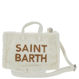 Crossbody bag Phone Bag Teddy with embroidered logo in Tech Fabric white for Girl