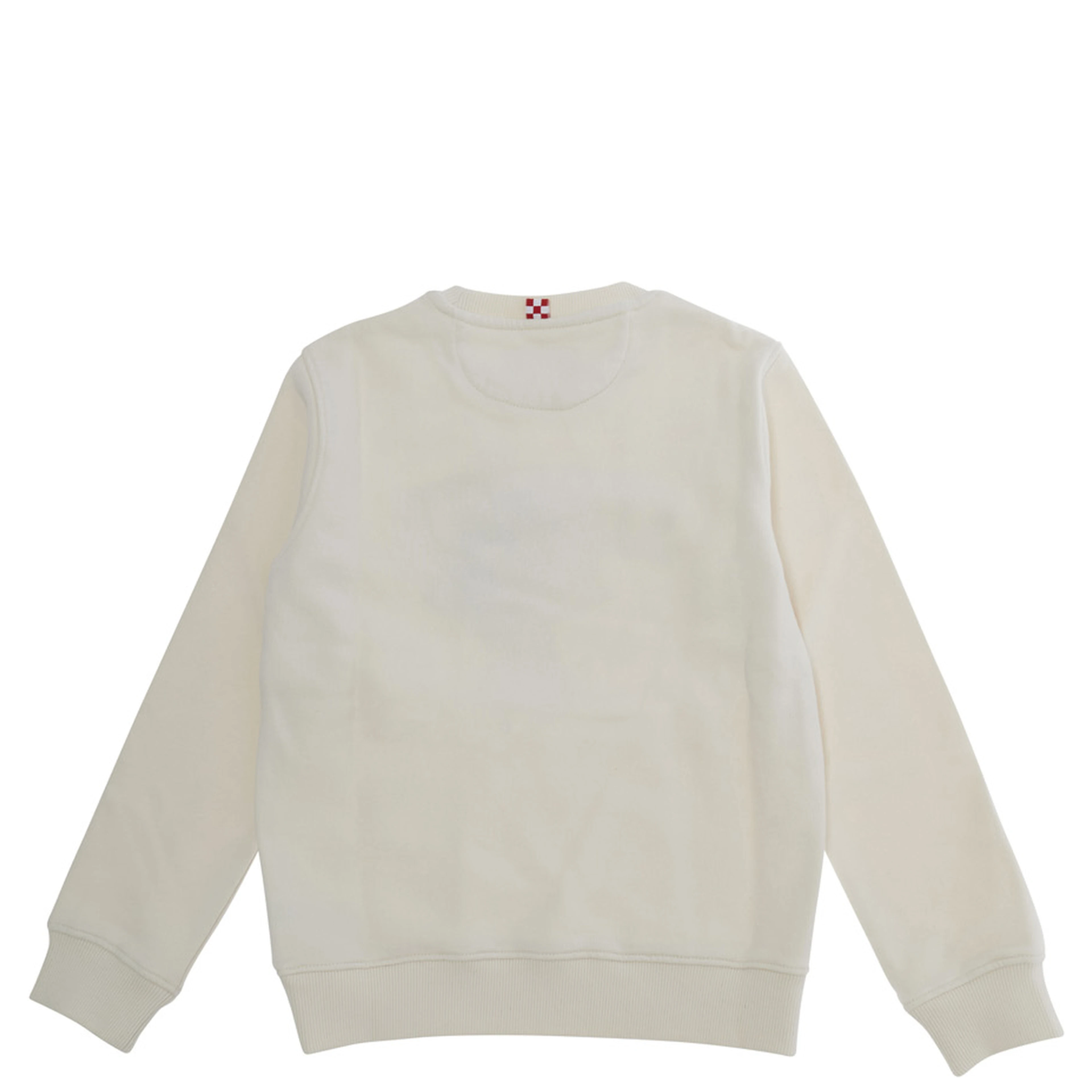 Crewneck sweatshirt with Snoopy Tennis in cotton and polyester, white for boy