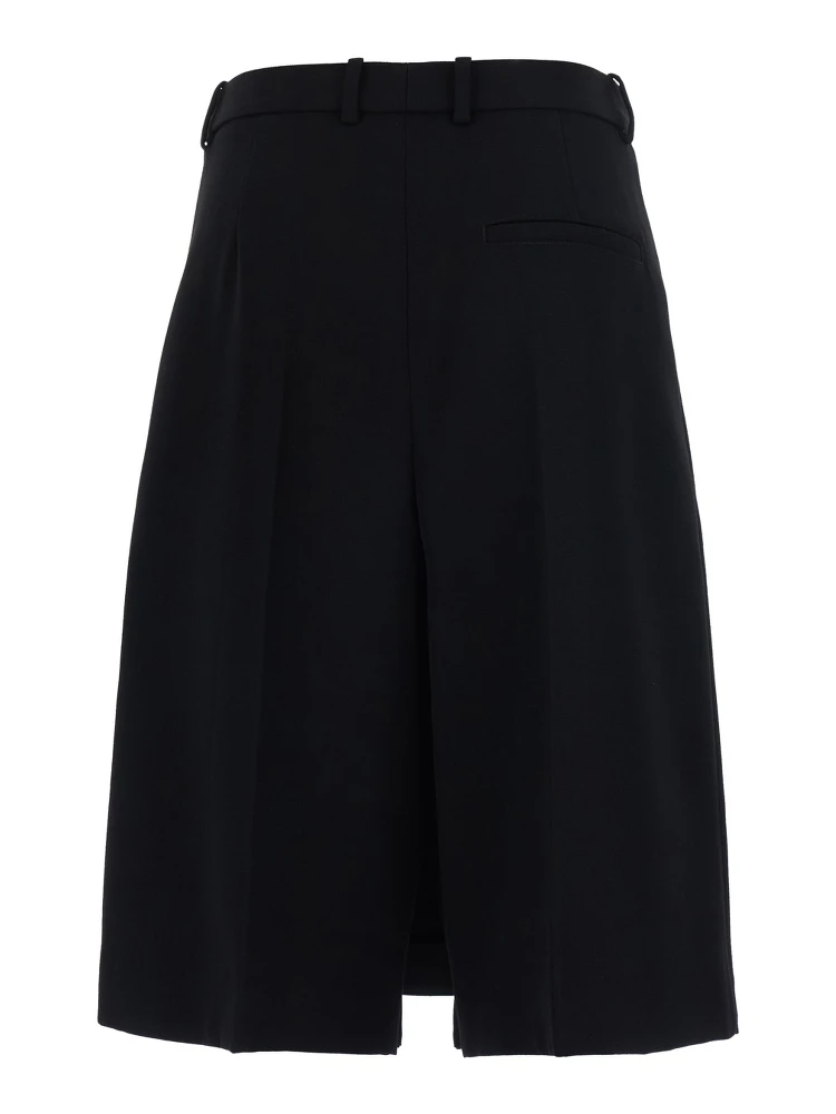 FOLDED MIDI SKORT IN STARCY WOOL TWILL alternative