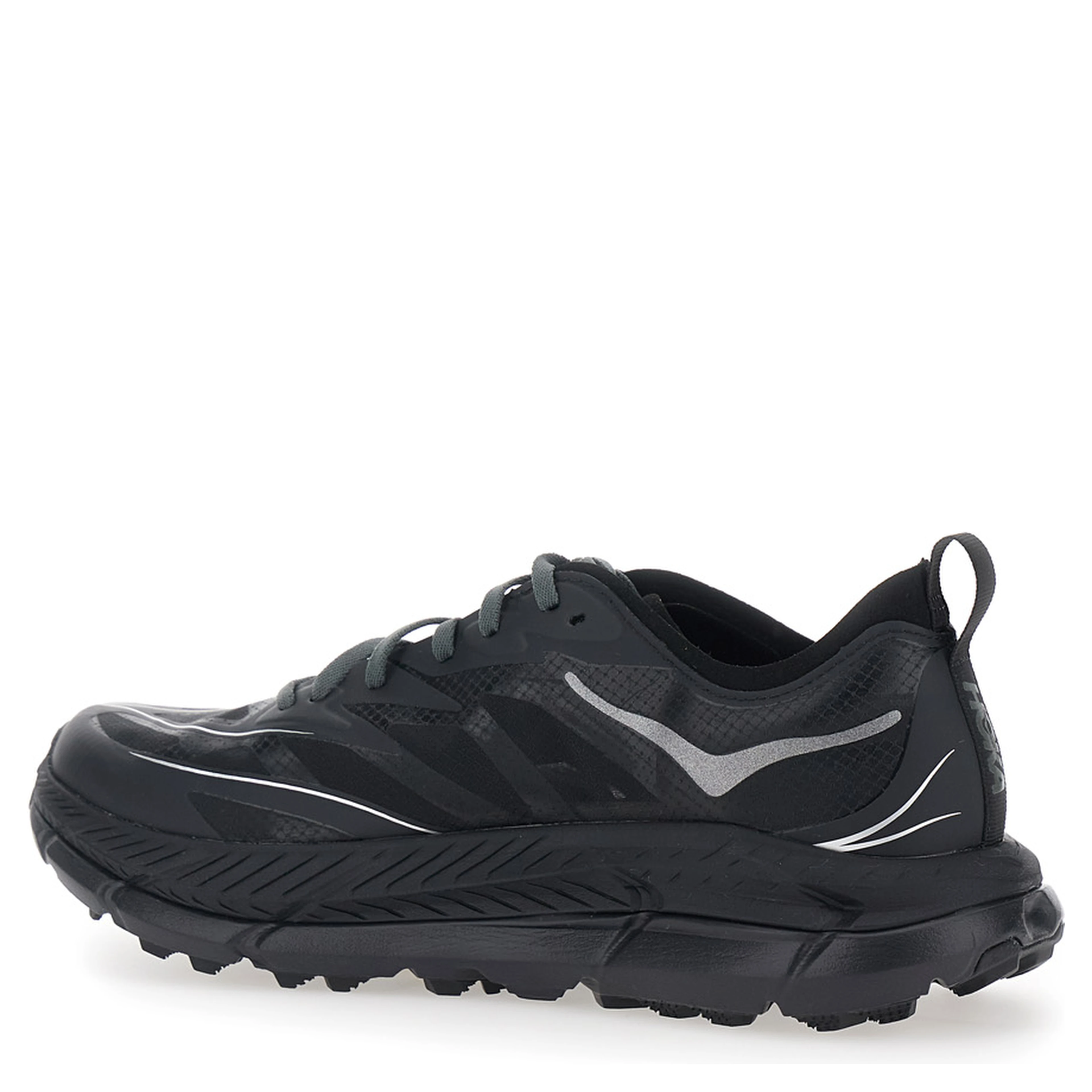 Sneaker Mafate Speed 4 Lite Low Top with Mesh Inserts in Black Tech Fabric Unisex
