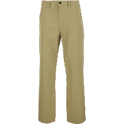 ARTHUR Pants Beige with Elastic Waist in Cotton for Men