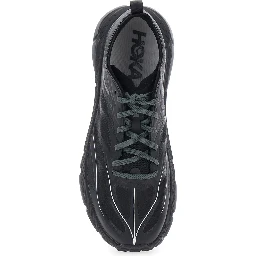 Sneaker Mafate Speed 4 Lite Low Top with Mesh Inserts in Black Tech Fabric Unisex