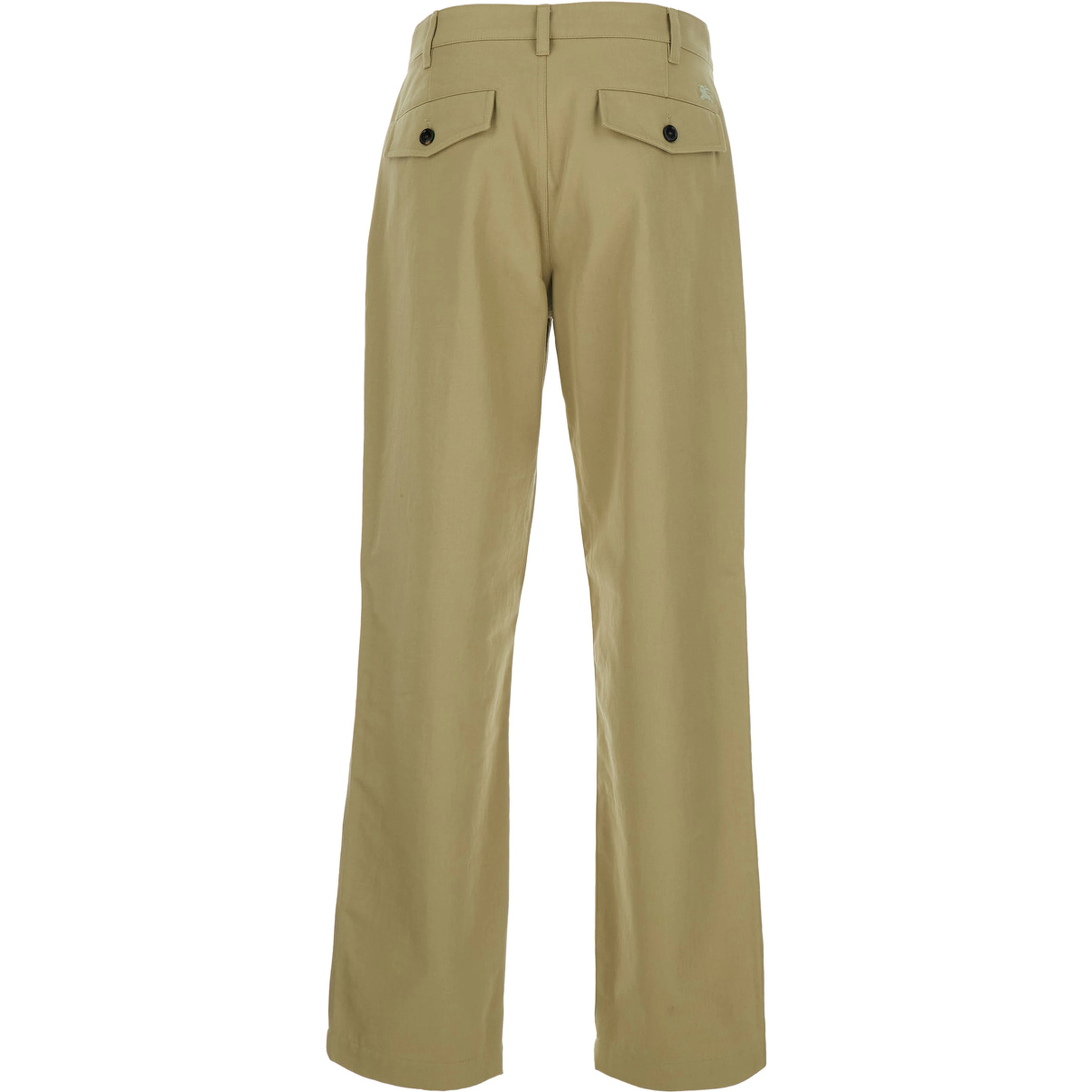 ARTHUR Pants Beige with Elastic Waist in Cotton for Men