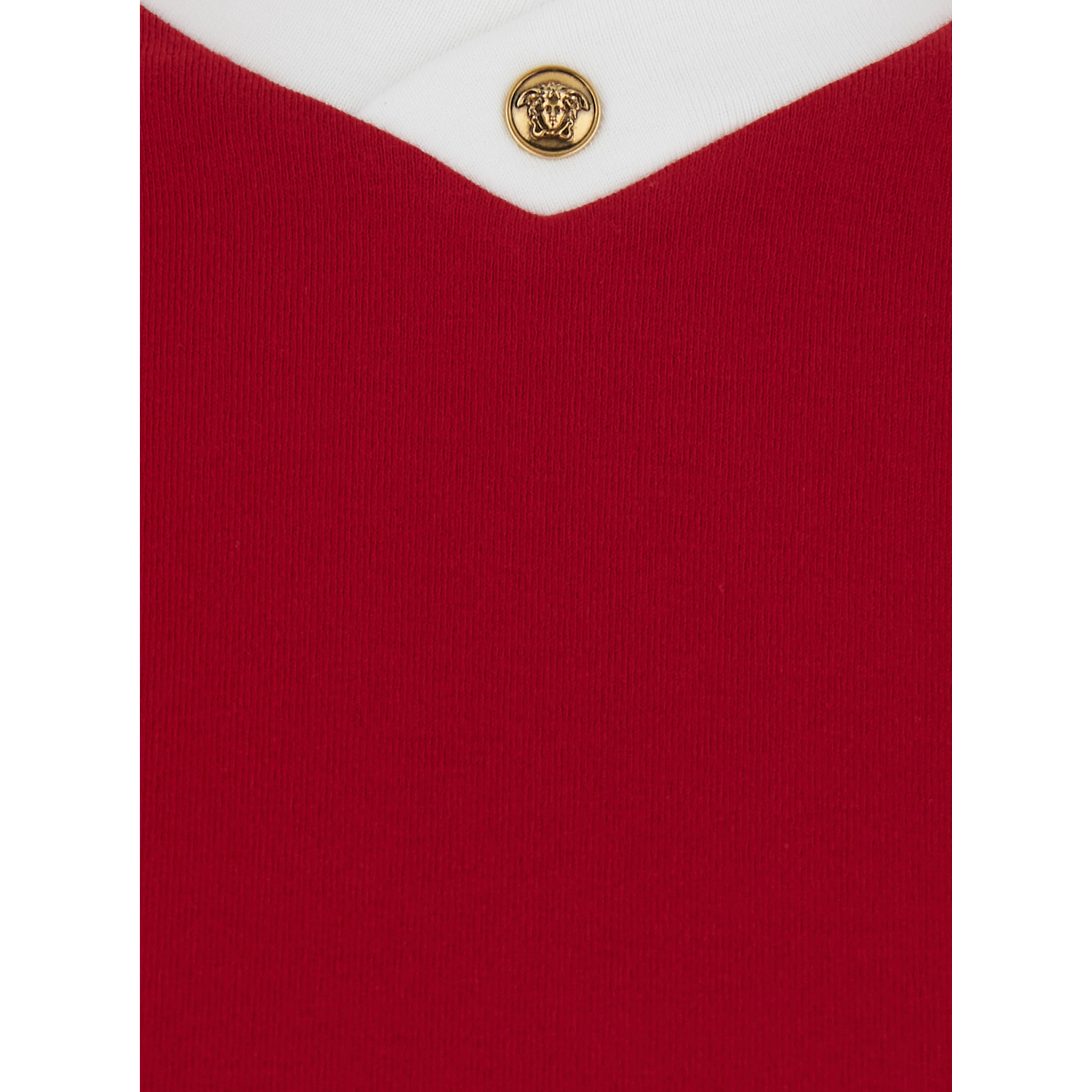 TSHIRT - Red - Logo Print T-Shirt on the Front - Cotton - Men