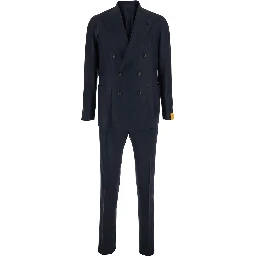 MONTECARLO Blue Suit with notched revers and Pants in Tech Fabric for Men