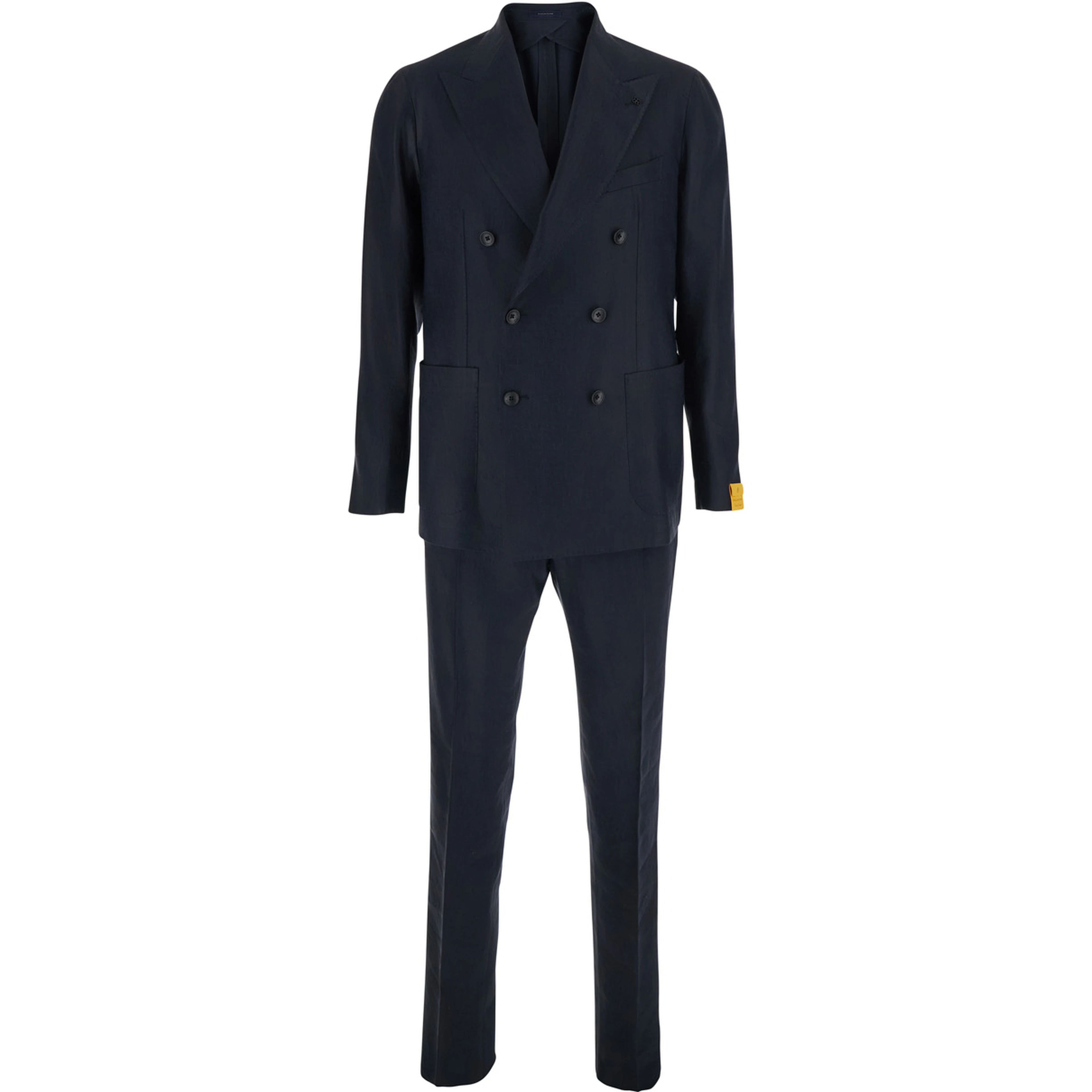 MONTECARLO Blue Suit with notched revers and Pants in Tech Fabric for Men