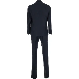 MONTECARLO Blue Suit with notched revers and Pants in Tech Fabric for Men