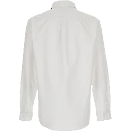 Shirt PROFILE FOX REGULAR SHIRT with Classic Collar and Long Sleeves in White Cotton for Men