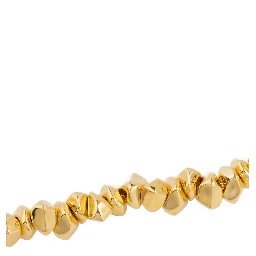 Necklace LACE SMALL STONE with Elegant Design in Gold Metal for Women