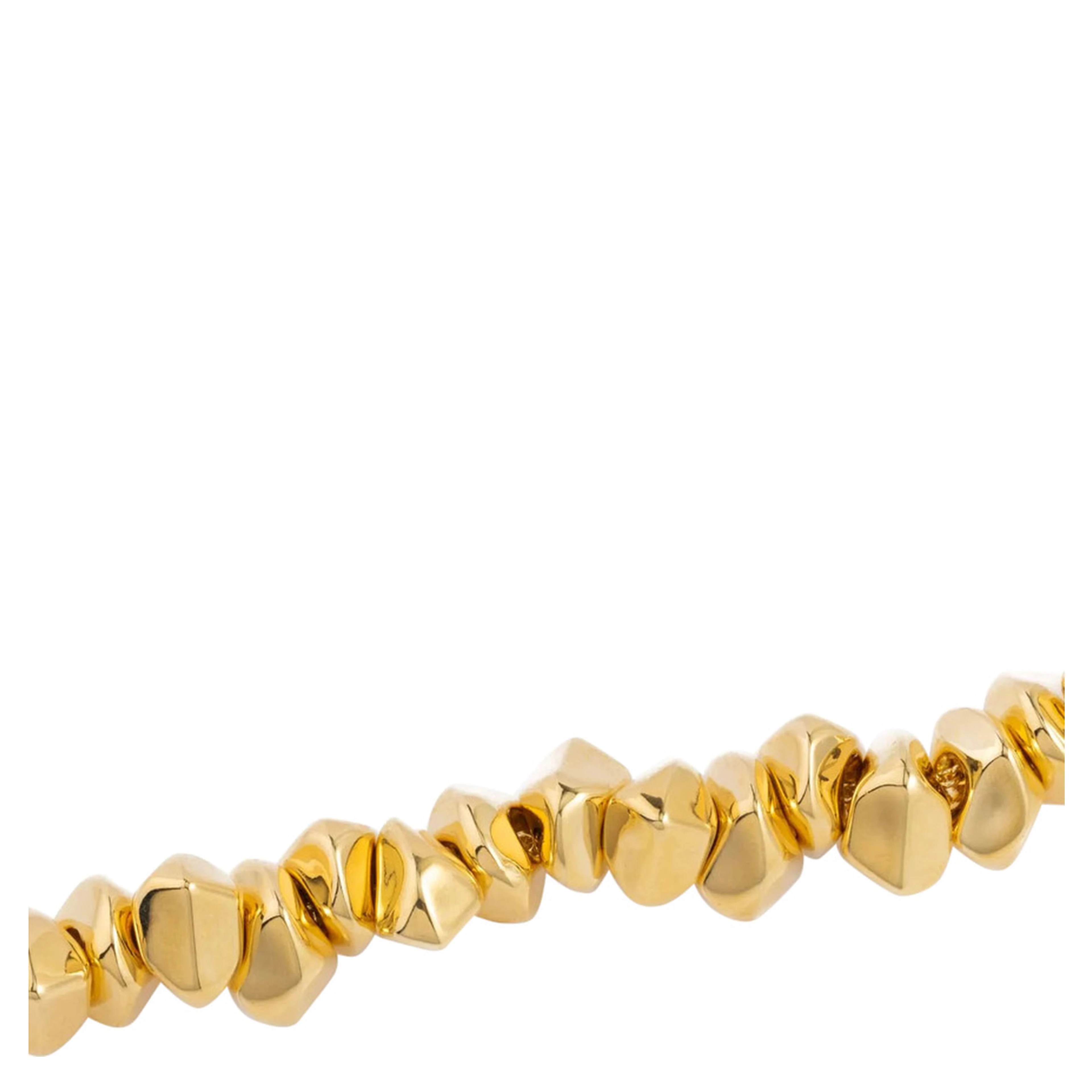 Necklace LACE SMALL STONE with Elegant Design in Gold Metal for Women
