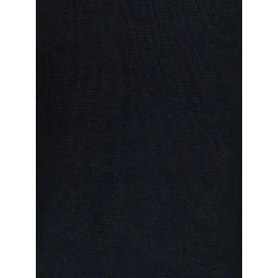 UNISEX CASHMERE V-NECK SWEATER with V-neck and long sleeves in wool and cashmere Black Unisex