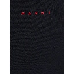 Blue Hoodie with logo lettering on the front and zip closure in Cotton Girl