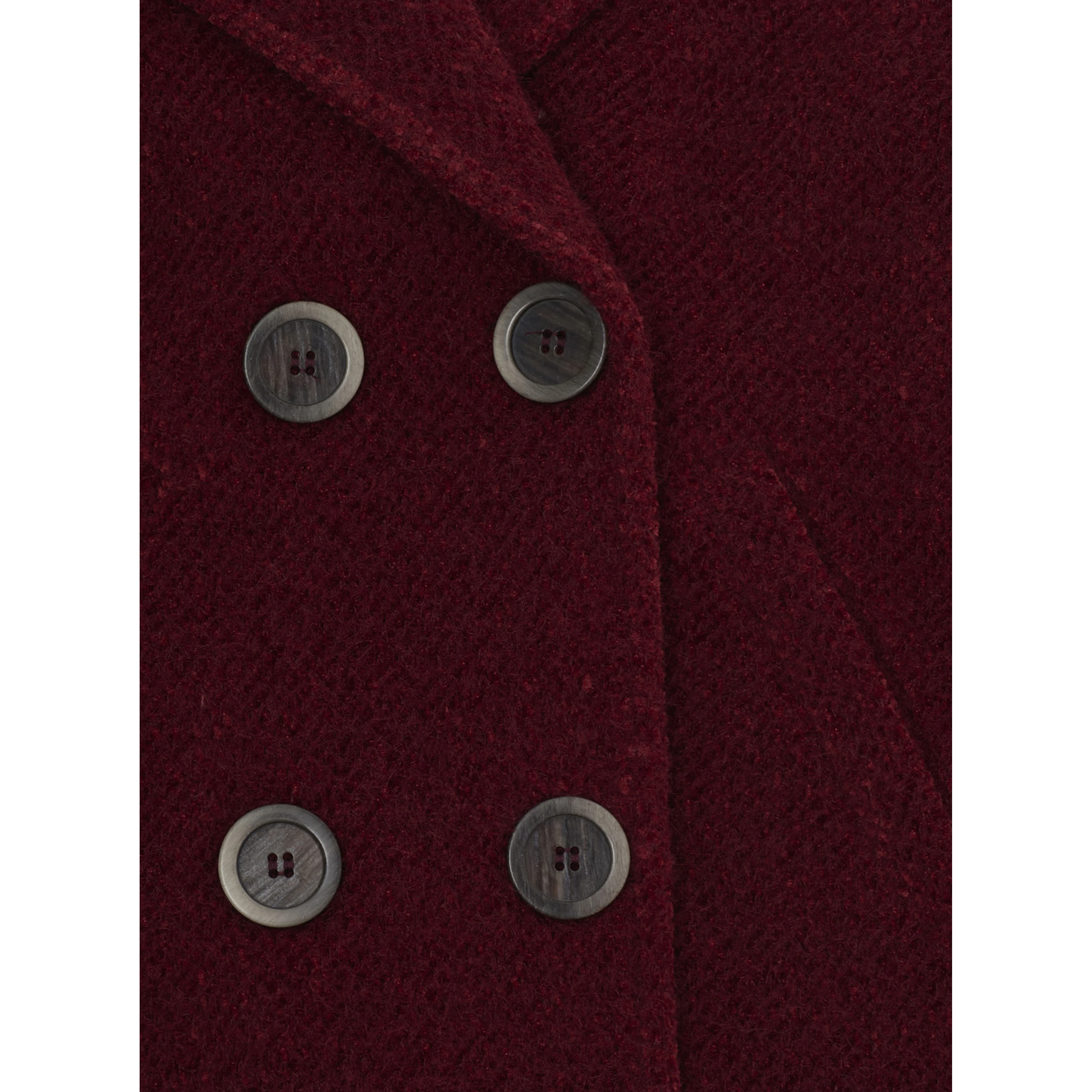 COAT with collar, long sleeves and front closure. Tech Fabric. Red. Girl