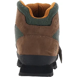 EURO HIKER Brown Ankle Boots with Logo Pendant and Lace Closure in Suede Men