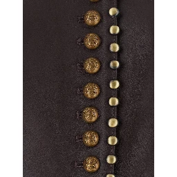 Leather Jacket with Elegant Details and Soft Brown Lining for Men