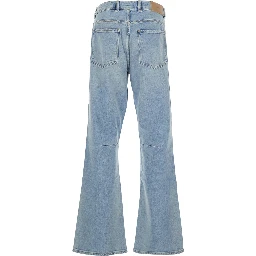 Blue Denim Boot Cut Jeans