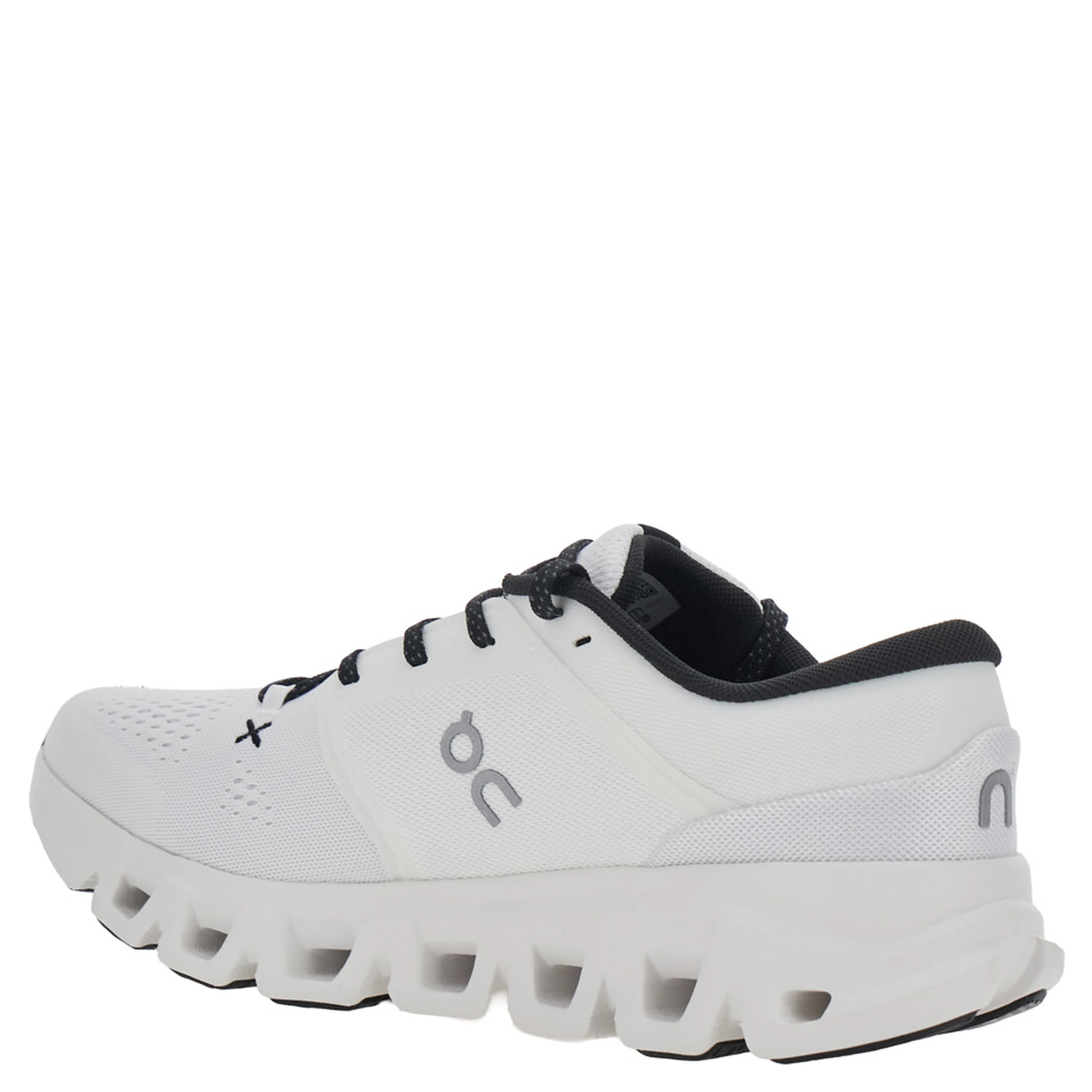 Cloud X5 White Sneakers with contrasting details and logo on the side in tech fabric for men