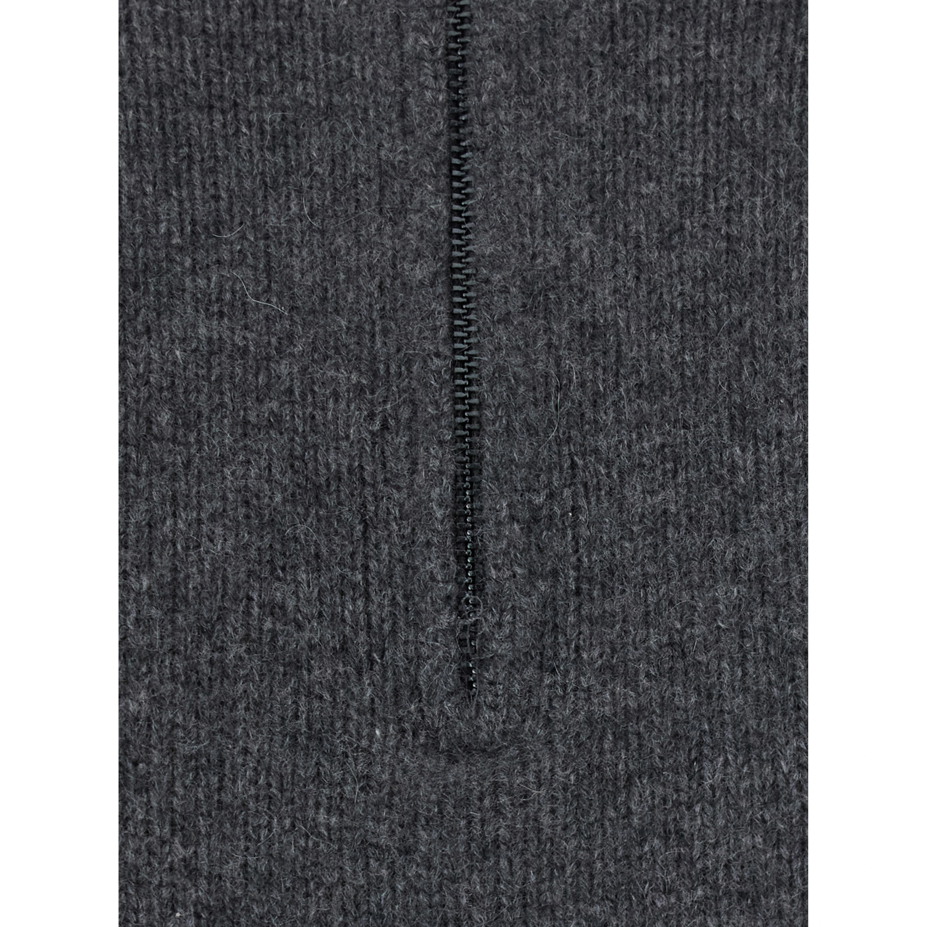 CRASSO is a sweater with a V-neck and long sleeves in gray for women