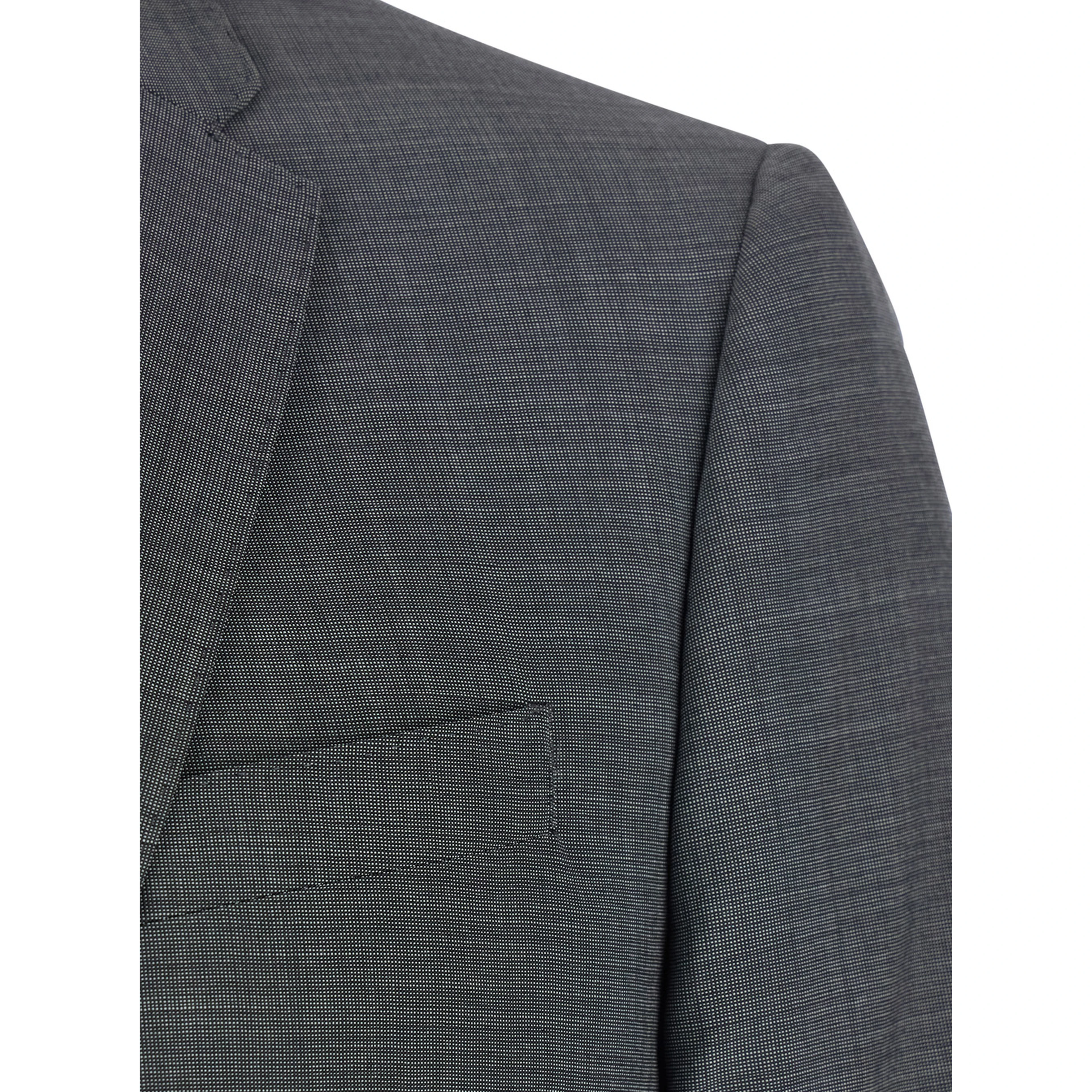 Black Suit with Slim Fit Jacket and Trousers