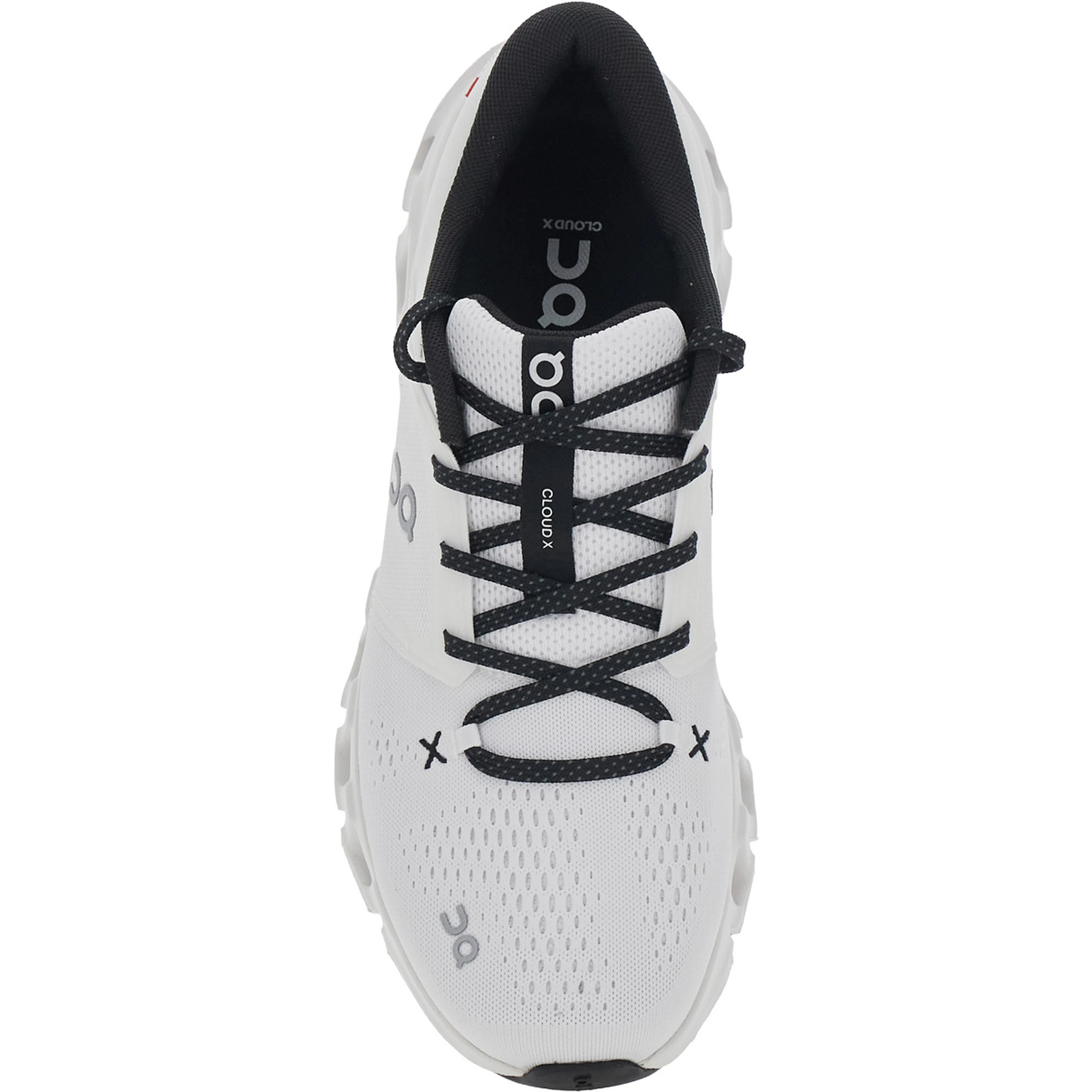Cloud X5 White Sneakers with contrasting details and logo on the side in tech fabric for men