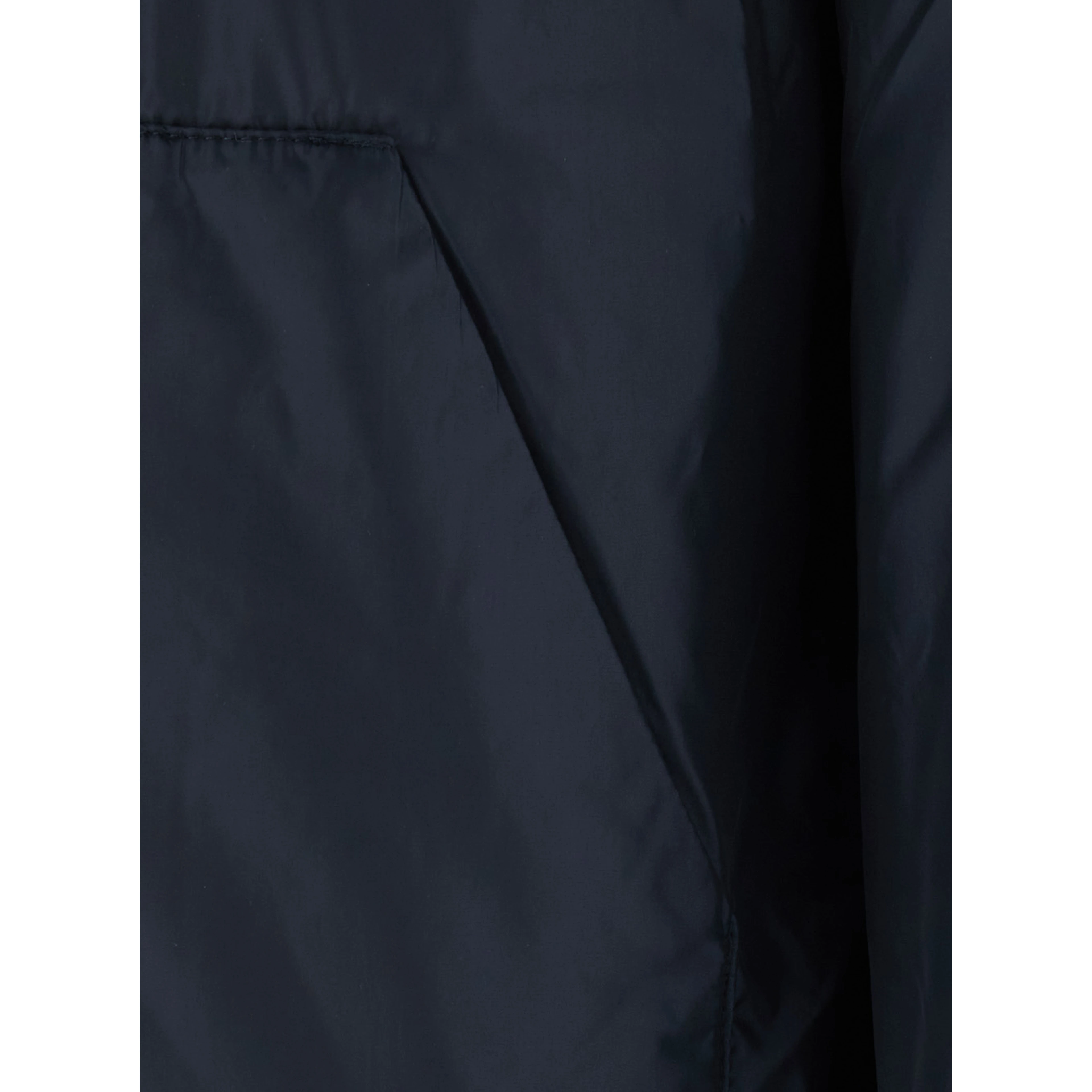blue Jacket with Front Zip Closure and Side Pockets in Tech Fabric men