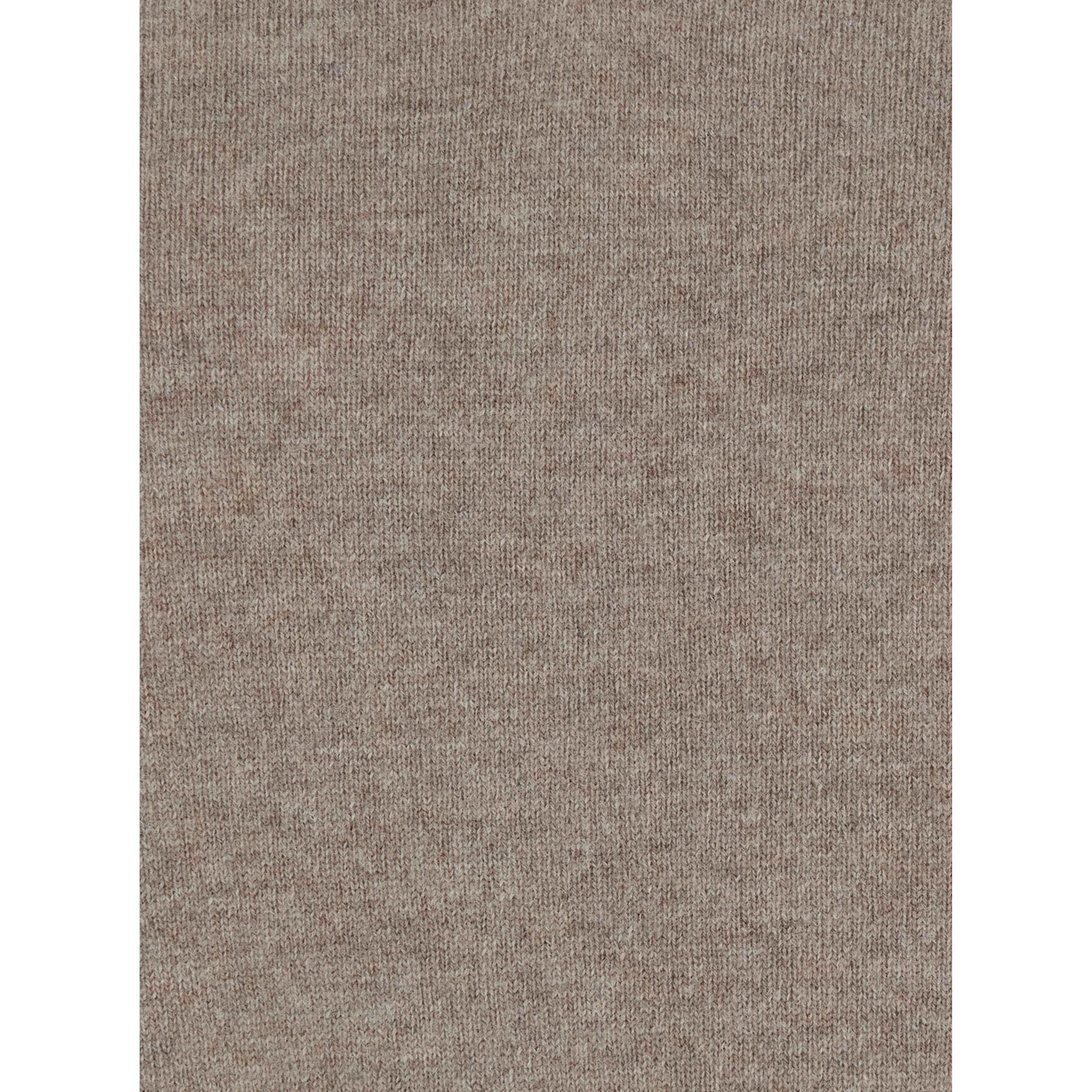 Beige V-Neck Sweater in Wool and Cashmere for Men