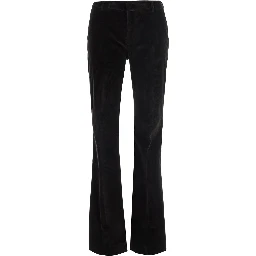 Brown Pants with Five Pockets and Straight Leg in Cotton Men
