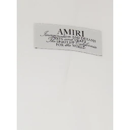 White T-Shirt with Spirit Print on the Front in Cotton for Men