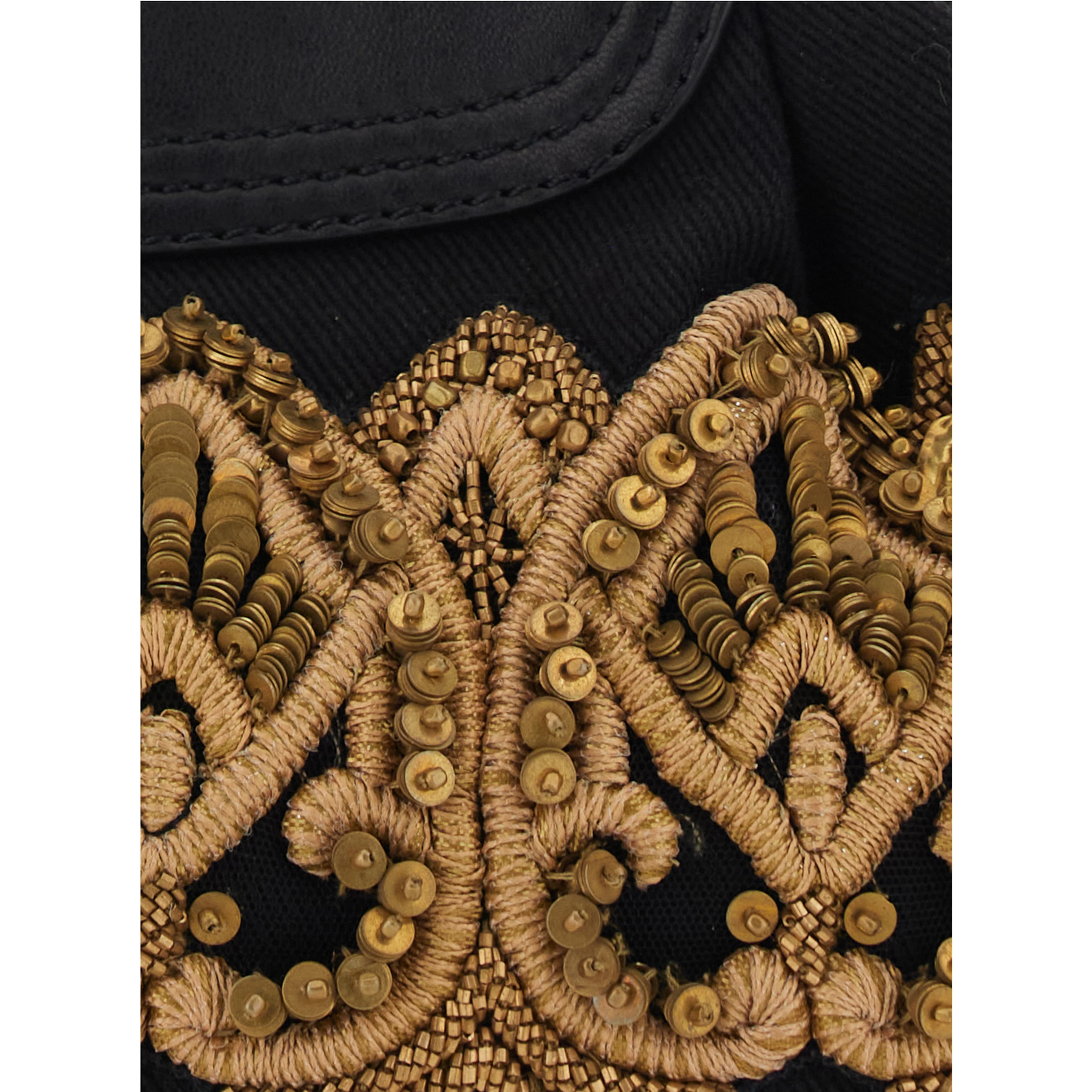 Clutch BLOSSOM with black cotton unisex