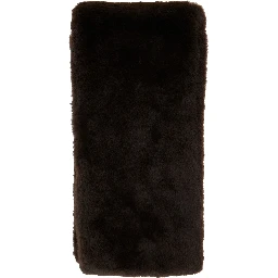 Scarf Kai in Ecoleather with wallet design and brown color for women