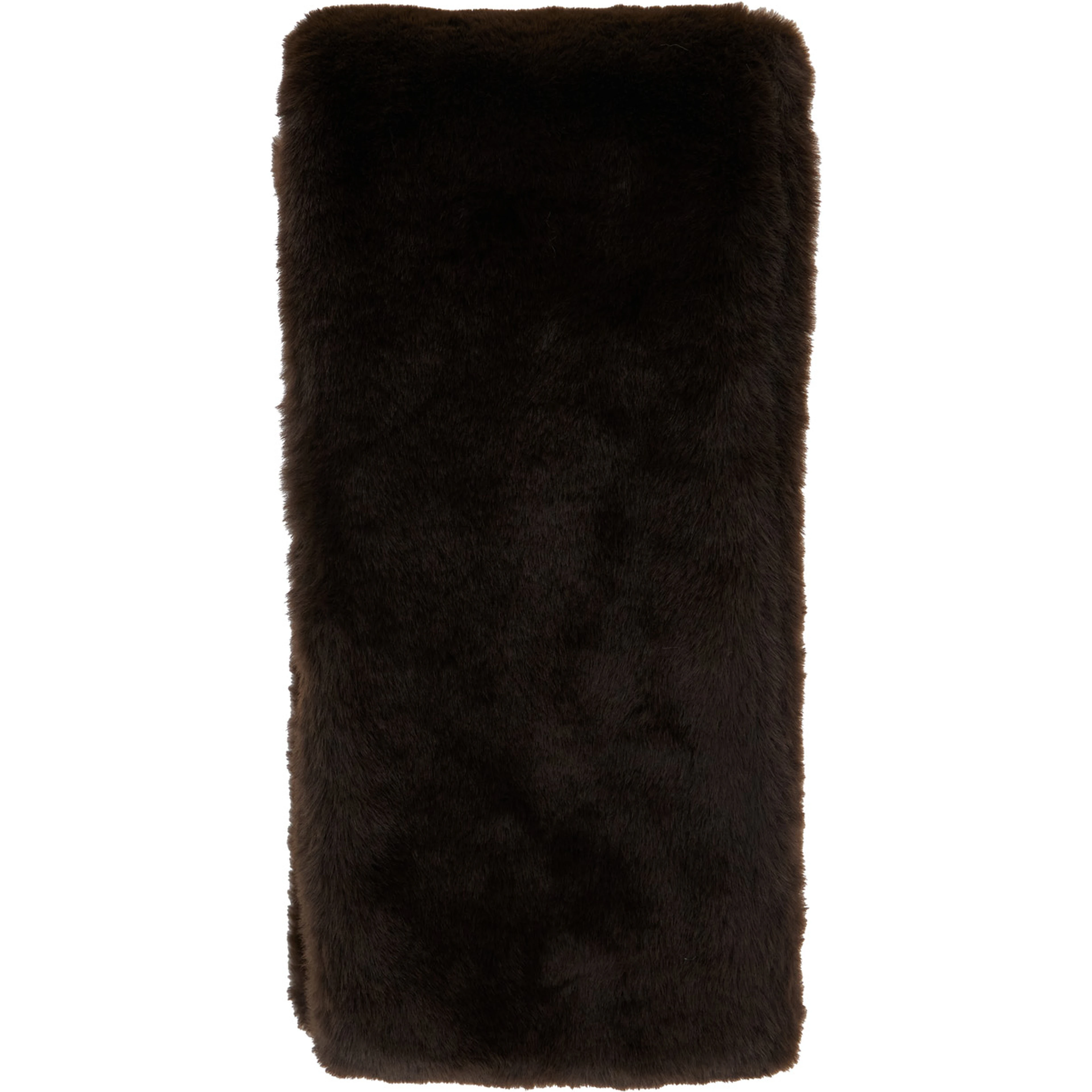 Scarf Kai in Ecoleather with wallet design and brown color for women