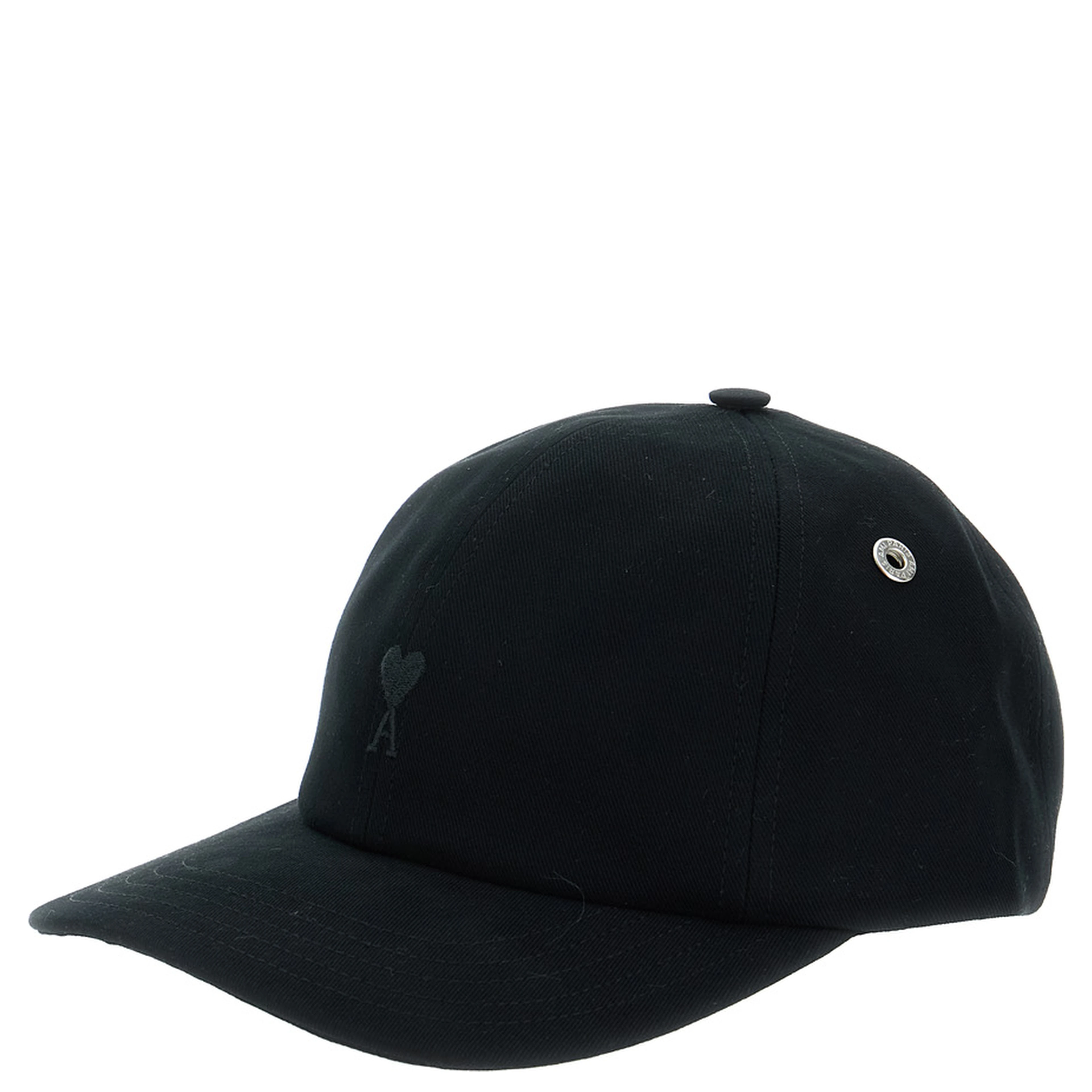 Baseball Cap with ADC Logo in Black Cotton for Men