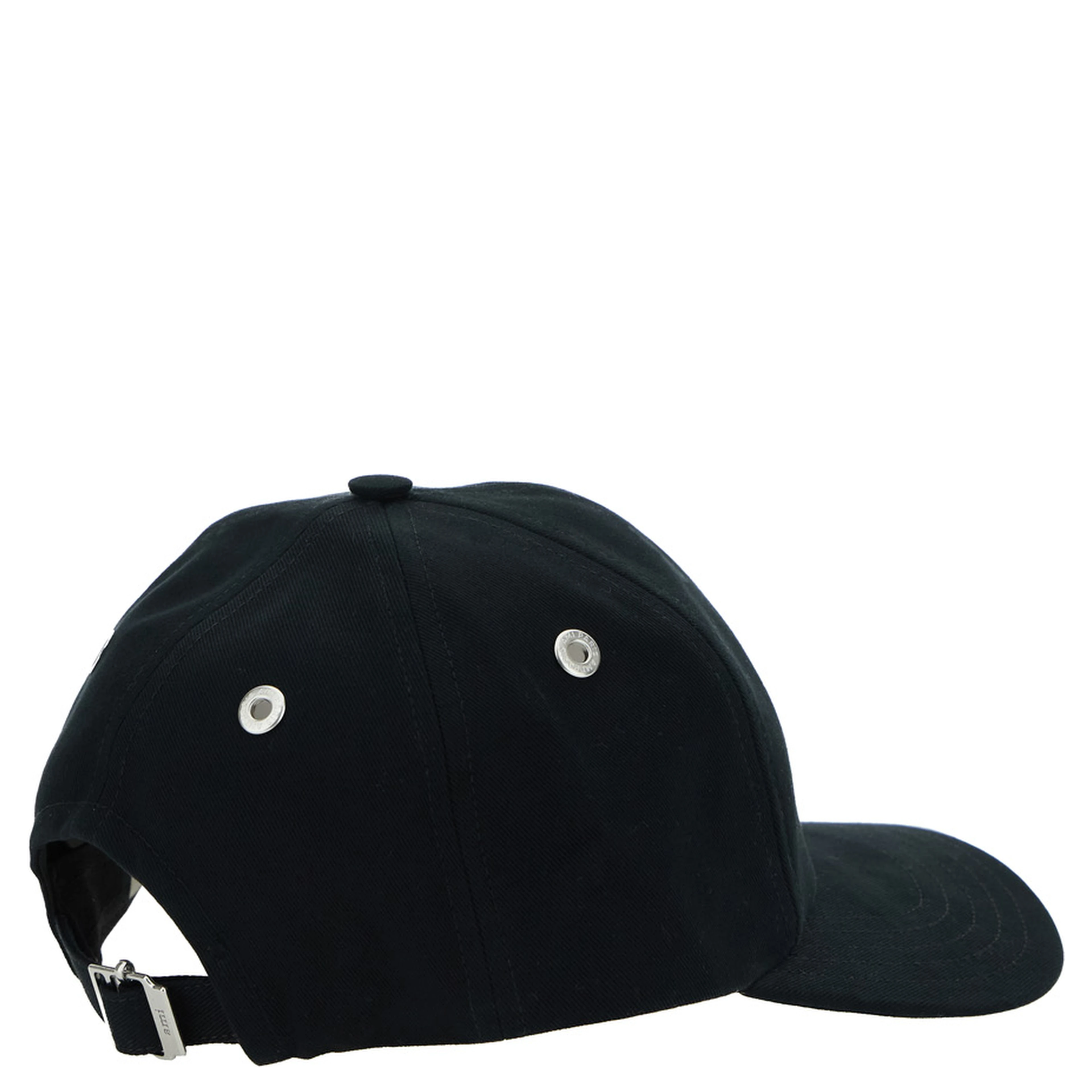 Baseball Cap with ADC Logo in Black Cotton for Men