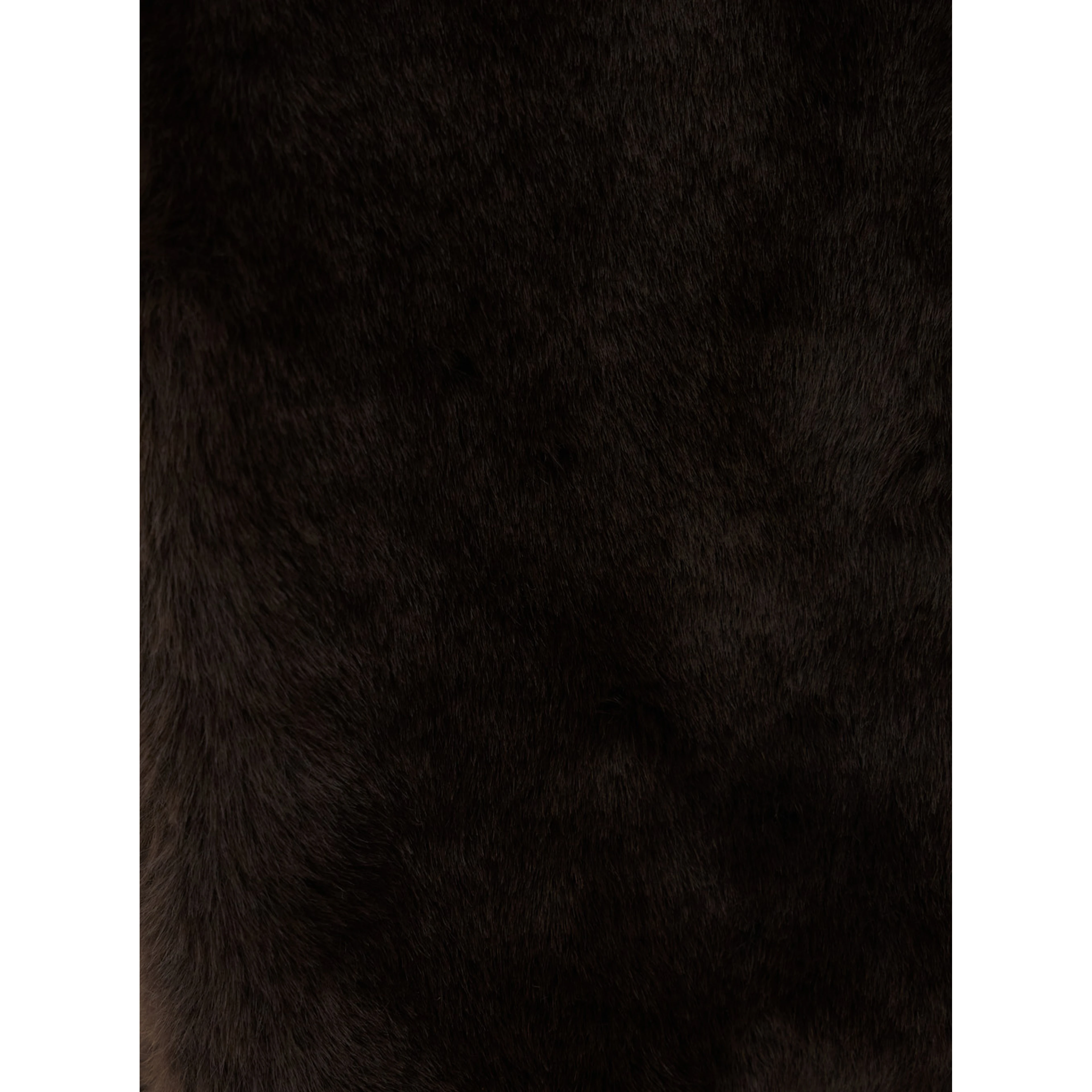 Scarf Kai in Ecoleather with wallet design and brown color for women