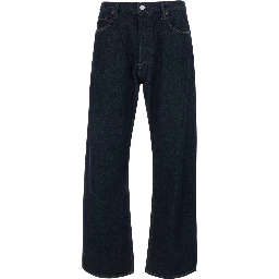 Magnus Blue Jeans with logo patch on the back in denim for men