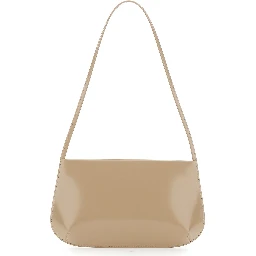 BRA BAG with metal details and internal pockets in Beige unisex
