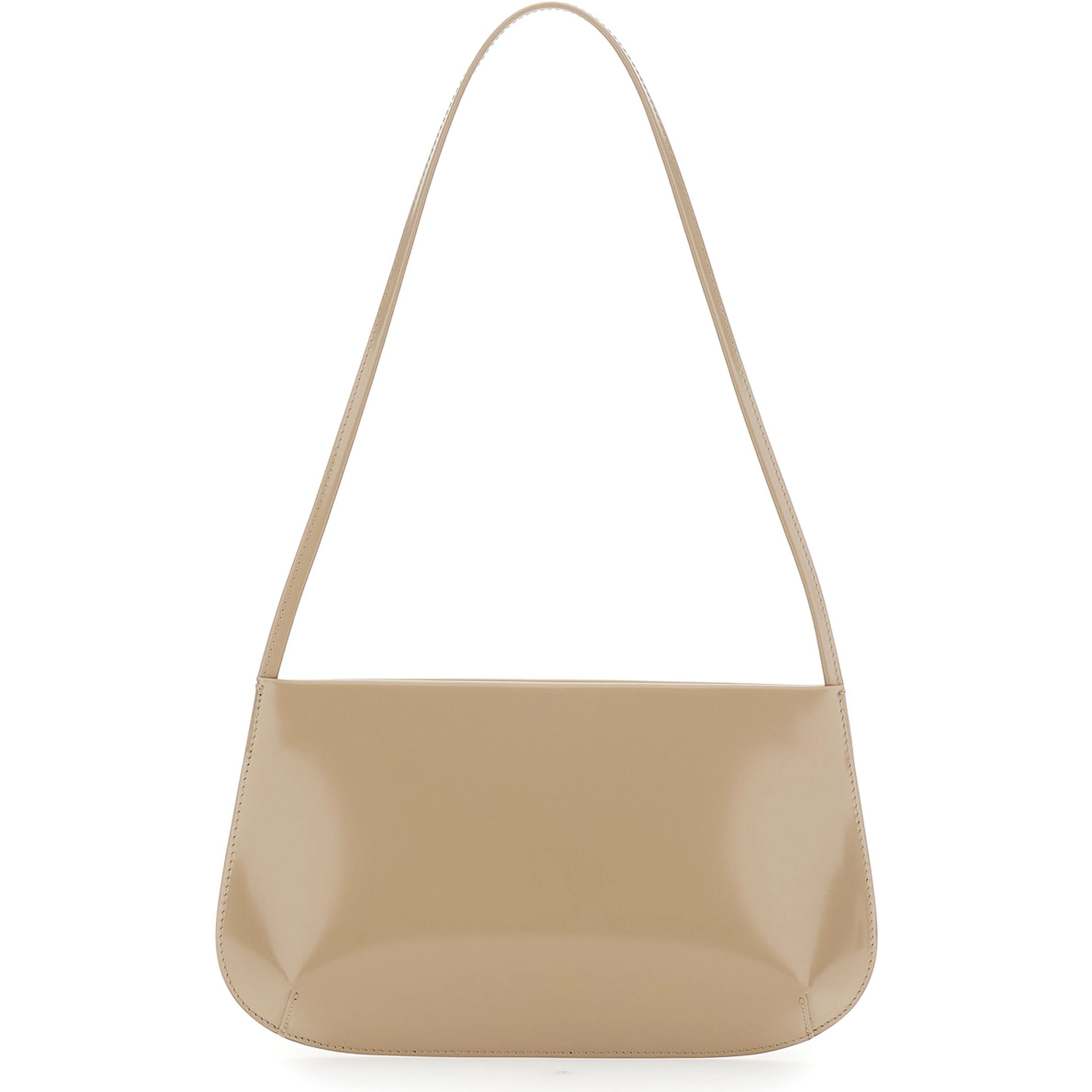 BRA BAG with metal details and internal pockets in Beige unisex