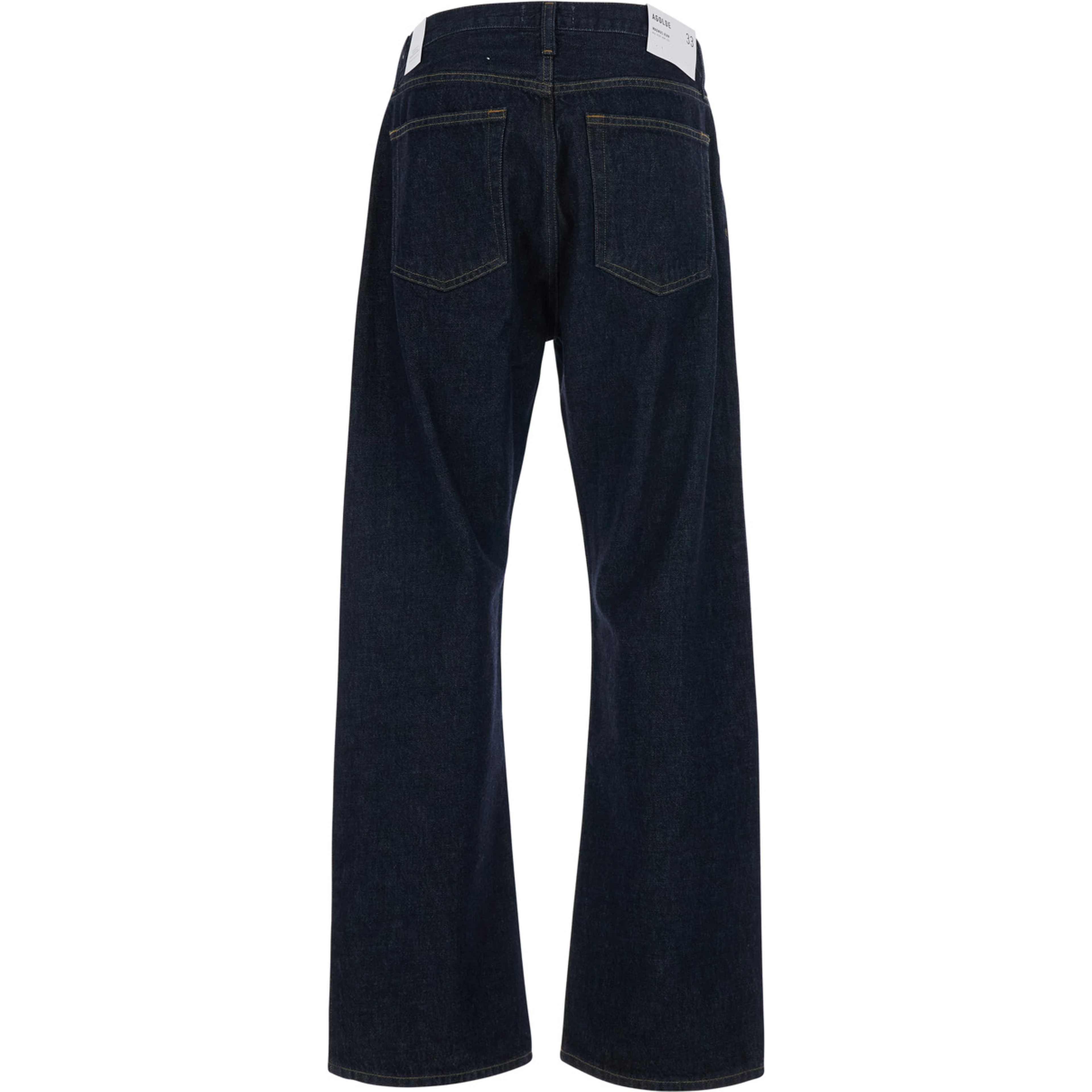 Magnus Blue Jeans with logo patch on the back in denim for men