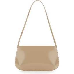 BRA BAG with metal details and internal pockets in Beige unisex
