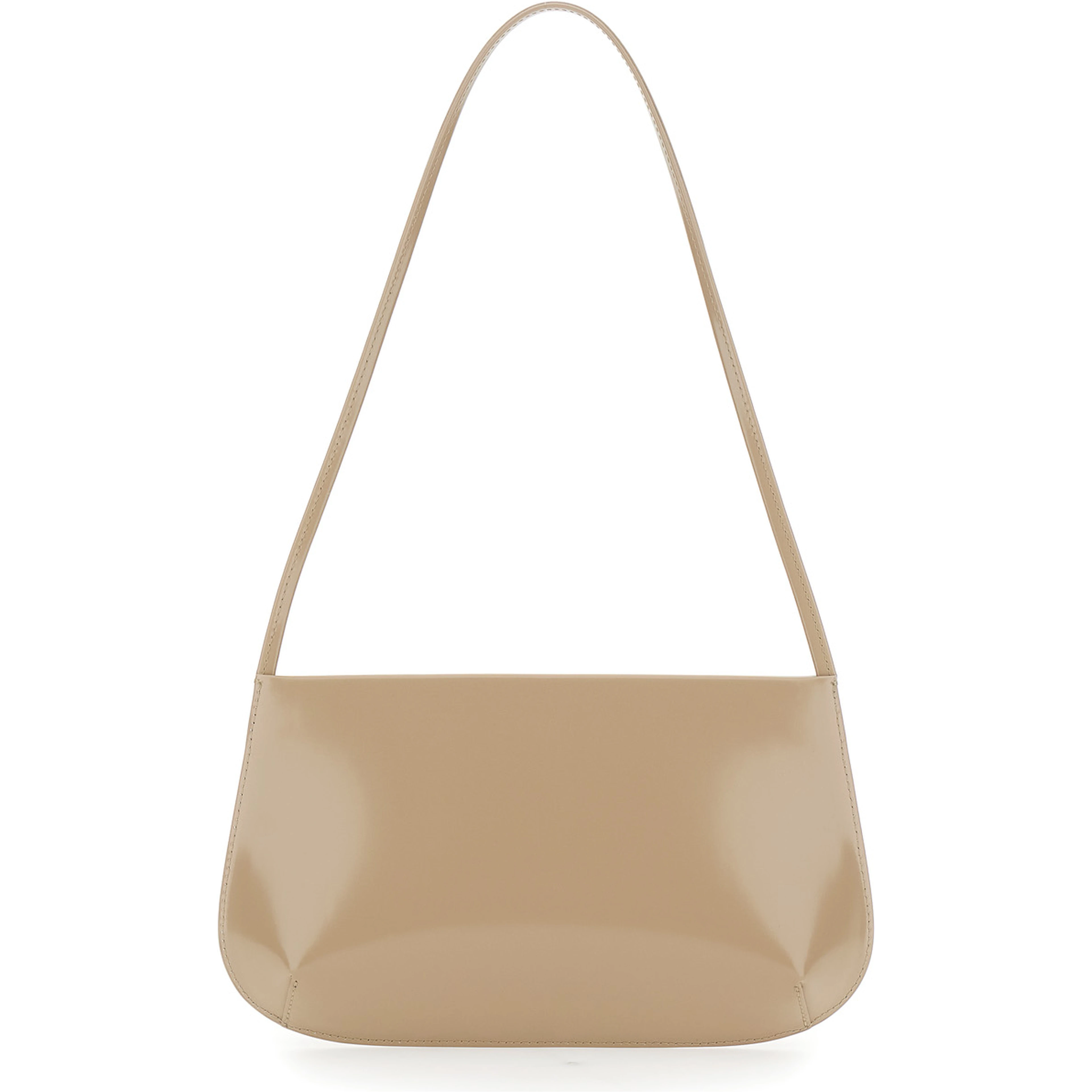 BRA BAG with metal details and internal pockets in Beige unisex