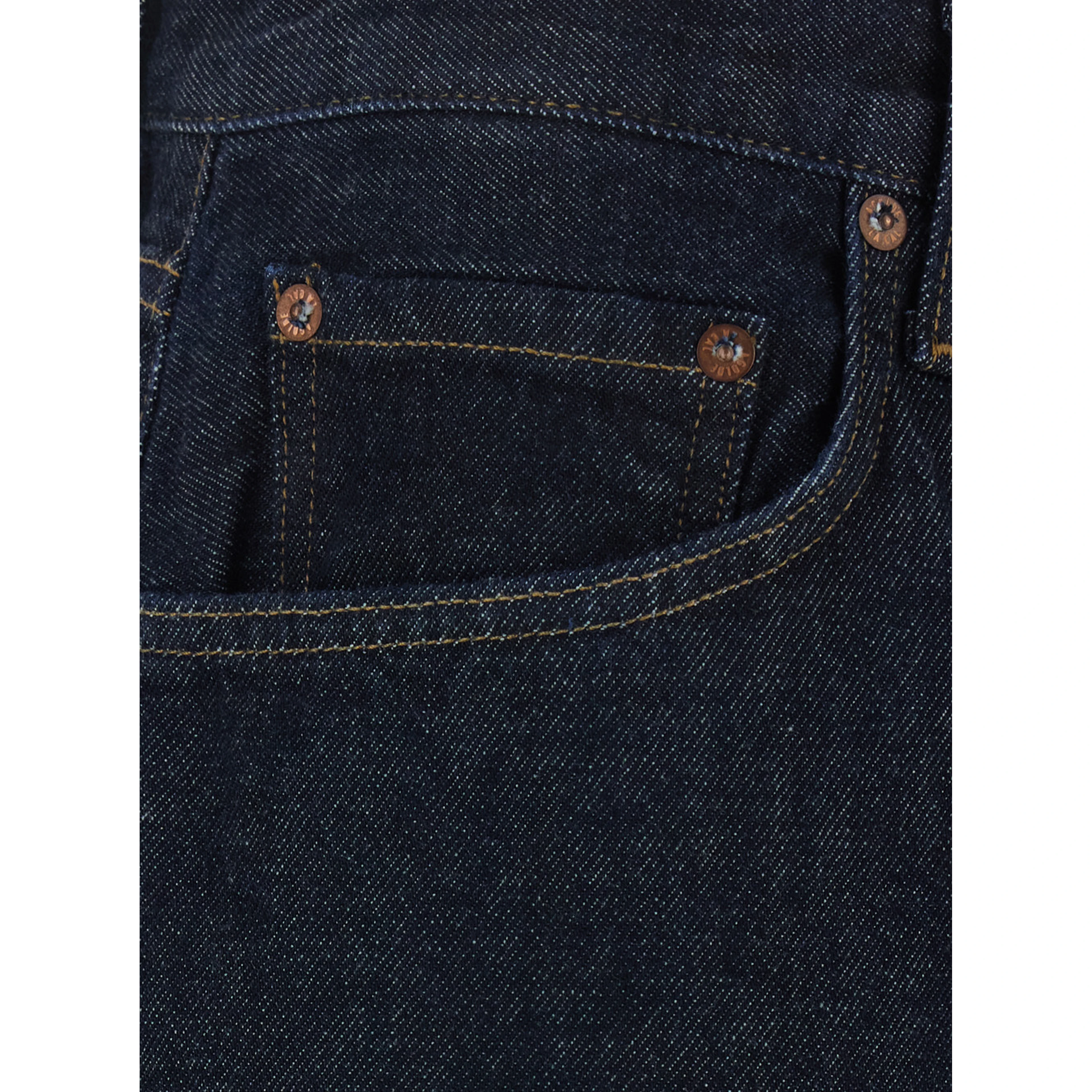 Magnus Blue Jeans with logo patch on the back in denim for men