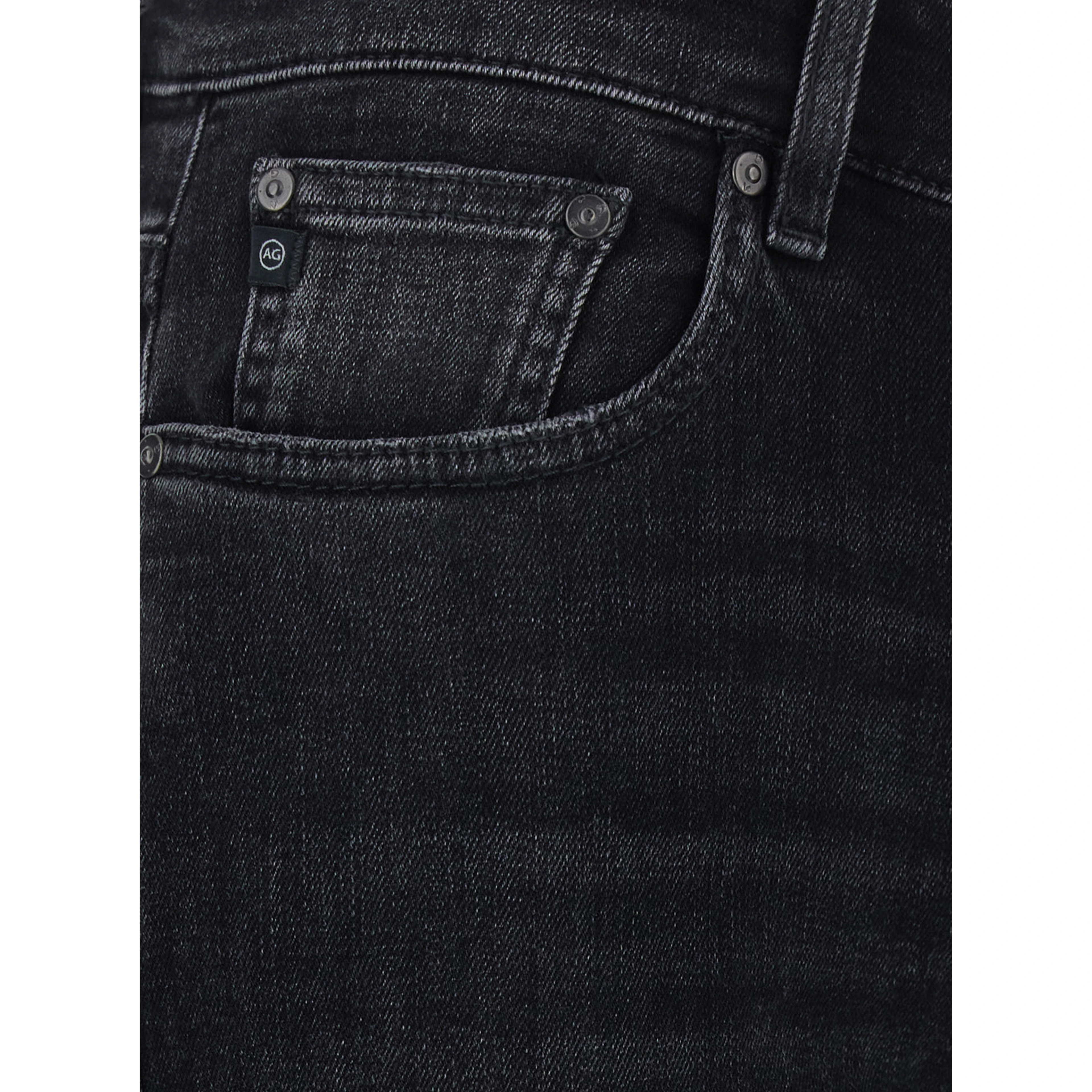 Sophie Gray High-Waisted Jeans with Flared Leg and Logo Patch on the Back in Denim for Women