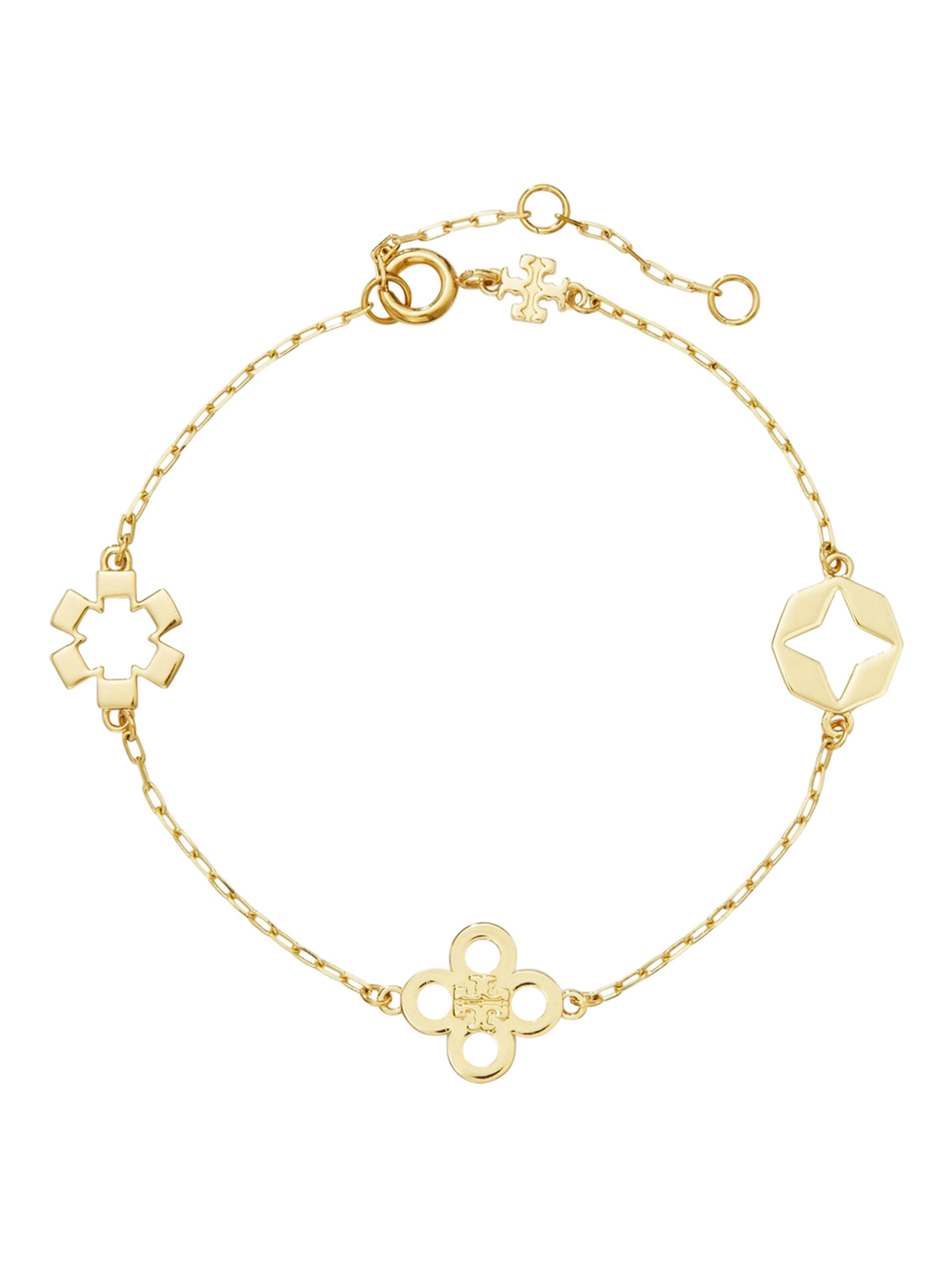 Forget Me Not Gold-colored Bracelet with zirconia in brass for women