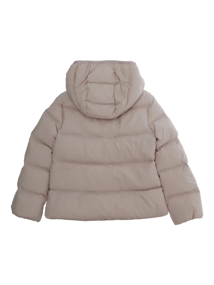 Beulah Jacket with High Collar and Long Sleeves in Tech Fabric Pink for Girl