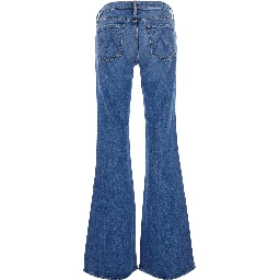 The Jinx Heel blue jeans with high waist and flared cut in denim for women