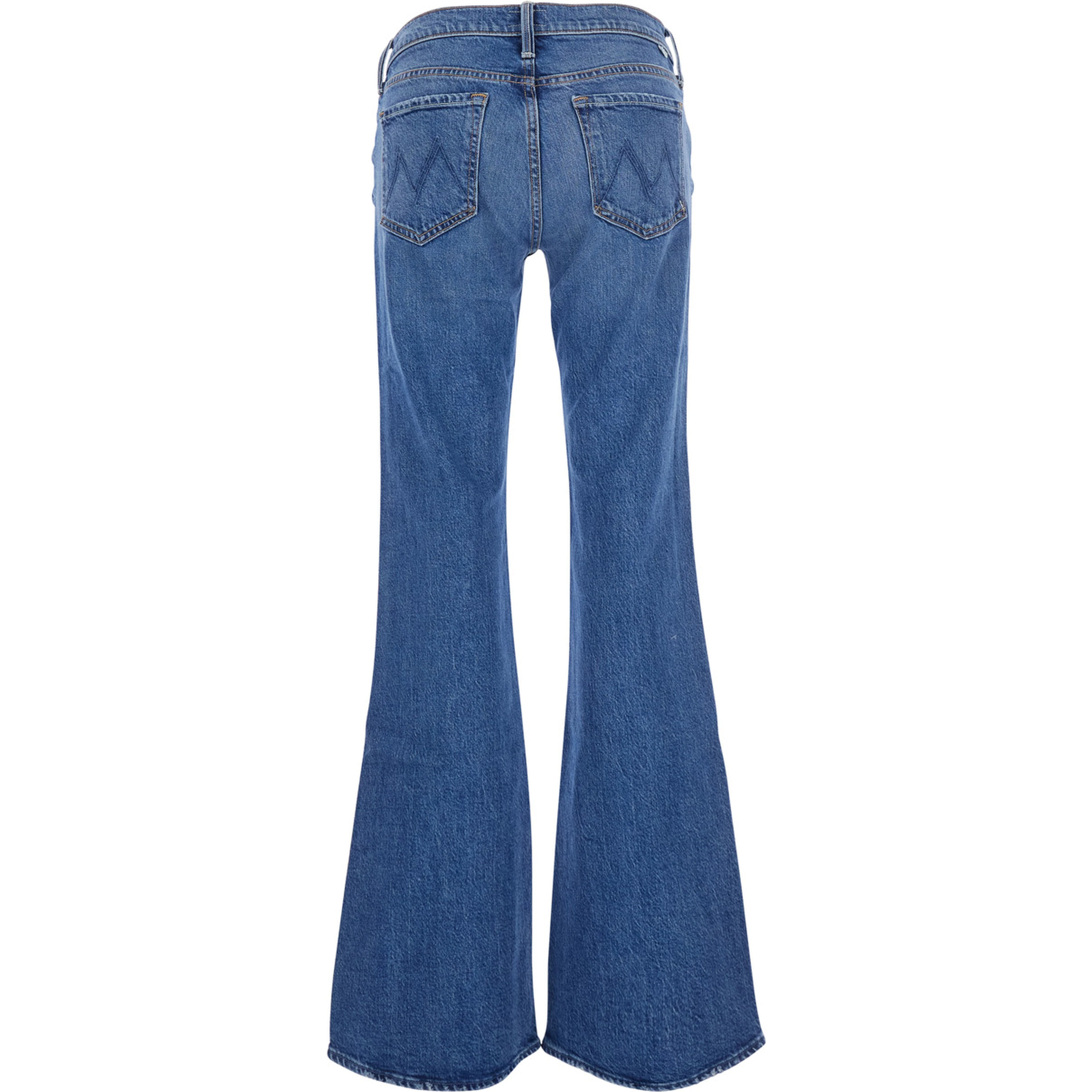 The Jinx Heel blue jeans with high waist and flared cut in denim for women