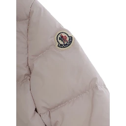 Beulah Jacket with High Collar and Long Sleeves in Tech Fabric Pink for Girl