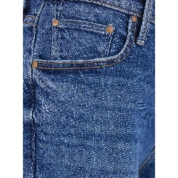 The Jinx Heel blue jeans with high waist and flared cut in denim for women