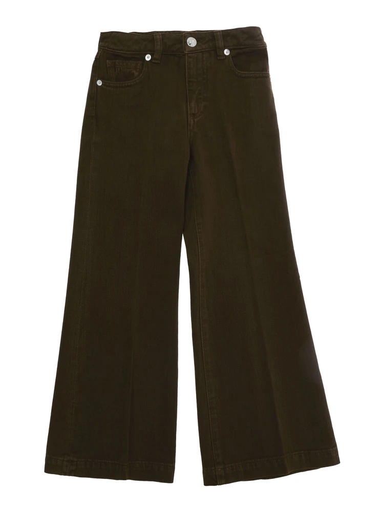 J-NADIA 5 POCKET pants with pockets 100% Cotton brown Boy