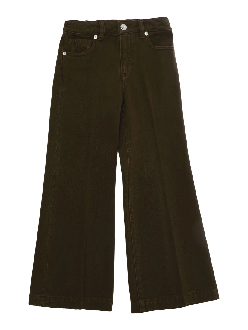 J-NADIA 5 POCKET pants with pockets 100% Cotton brown Boy